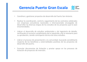 Gerencia Puerto Gran Escala - Empresa Portuaria San Antonio