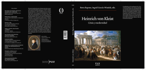 heinrich von kleist y la crisis de la modernidad