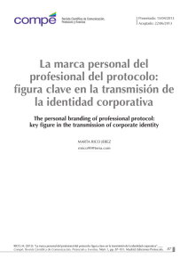 La marca personal del profesional del protocolo: figura clave en la