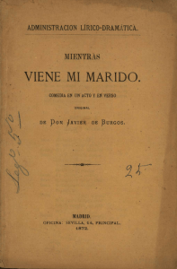 VIENE MI MARIDO. - Biblioteca Virtual de Andalucía