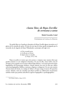 "Santa Táez" de Rojas Zorrilla - Biblioteca Virtual Miguel de Cervantes
