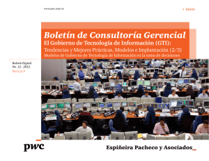 Boletín de Consultoría Gerencial