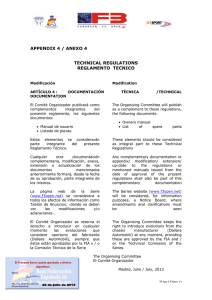 appendix 4 / anexo 4 technical regulations reglamento tecnico