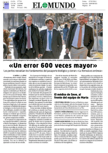 «Un error 600 veces mayor» - Universidad Complutense de Madrid