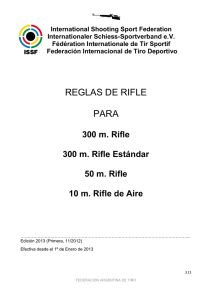 REGLAS DE RIFLE PARA - Federación Argentina de Tiro
