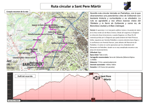 Descripción de la ruta a Sant Pere Màrtir en PDF