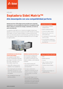 Sopladora Sidel Matrix™