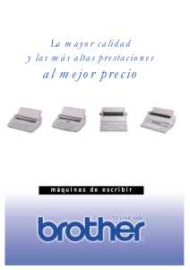 Catálogo BROTHER CM-2000