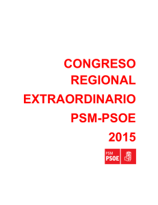 congreso regional extraordinario psm-psoe 2015