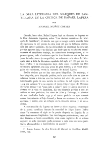 pdf La obra literaria del Marqués de Santillana en la crítica de