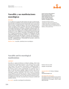 Vasculitis y sus manifestaciones neurológicas