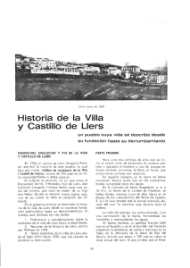 Historia de la Villa y Castillo de Llers