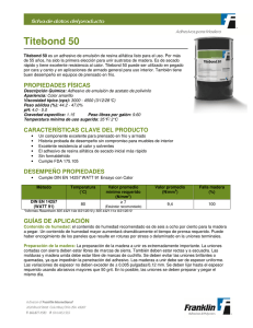 Titebond 50 - Franklin Adhesives and Polymers