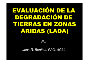evaluación de la degradación de tierras en zonas áridas (lada)