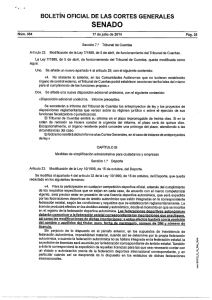 BOLETÍN OFICIAL DE LAS CORTES GENERALES SENADO