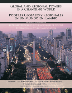Poderes Globales y Regionales en un Mundo en Cambio