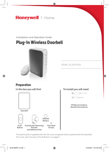RDWL313P2000 Plug-In Wireless Doorbell
