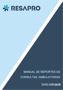 manual de reportes de consultas ambulatorias