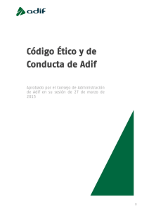 Código Ético y de Conducta de Adif