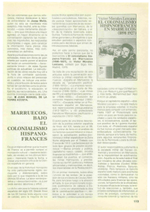 marruecos, bajo el colonialismo hispano- frances