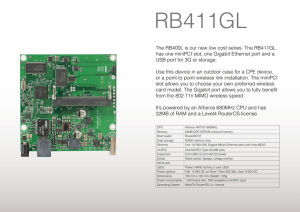 RB411GL - MikroTik