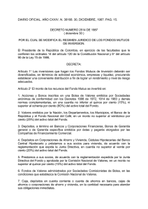 Decreto 2514 de 1987 - Superintendencia Financiera de Colombia