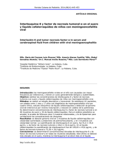 Interleuquina-6 y factor de necrosis tumoral