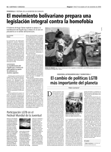 El movimiento bolivariano prepara una legislación