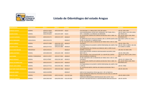 Listado de Odontólogos del estado Aragua