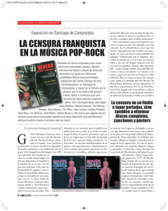 la censura franquista en la música pop-rock