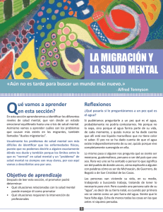 la migración y la salud mental