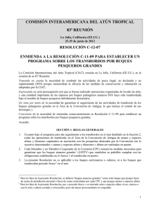 Resolución C-12-07 - Comisión Interamericana del Atún Tropical