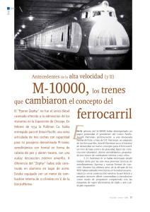 M10000, los trenes que cambiaron el concepto del