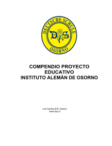 COMPENDIO PROYECTO EDUCATIVO INSTITUTO ALEMÁN DE