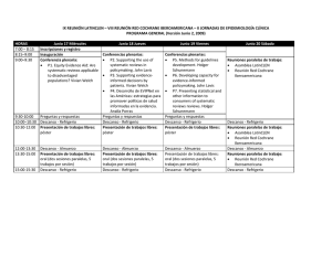 red latino-americana de - Centro Cochrane Iberoamericano