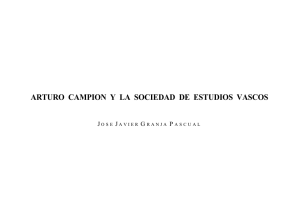 Arturo Campión y la Sociedad de Estudios Vascos