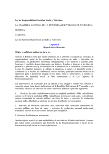 Ley de Responsabilidad Social en Radio y Televisión LA