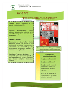 Guía N° 9 Perestroika y Glasnost