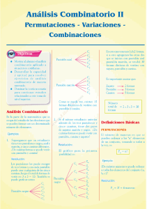 Page 1 Análisis Combinatorio II Permutaciones