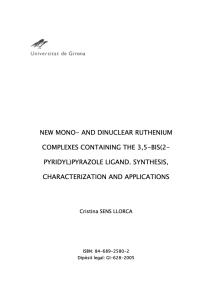 new mono- and dinuclear ruthenium complexes containing