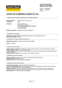 ACEITE DE ALMENDRA CRUDO PH. Eur.