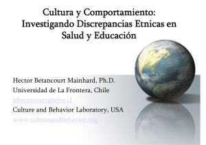 Cultura, Procesos Psicologicos y Comportamiento en Latino