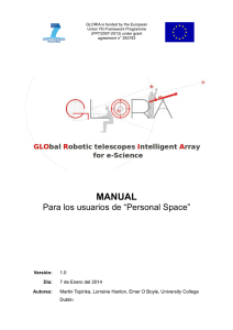 manual - GLORIA Project