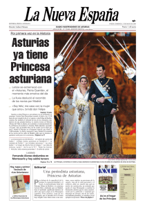 Una periodista asturiana, Princesa de Asturias