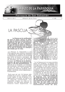 Page 1 Parrouia de San Sebastián ( MAYO 2011 La Pascua es la