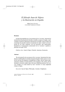 El filósofo Juan de Nájera y la Ilustración en España