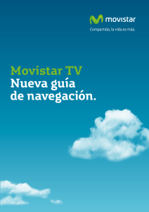 Movistar TV Nueva guía de navegación.