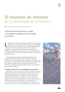 El impacto de Internet en la estrategia empresarial