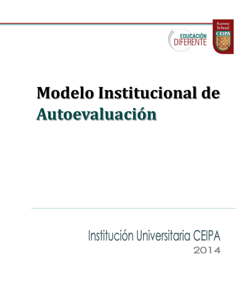 Modelo De Autoevaluacion Institucional