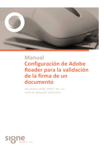 Manual Configuración de Adobe Reader para la validación de la
